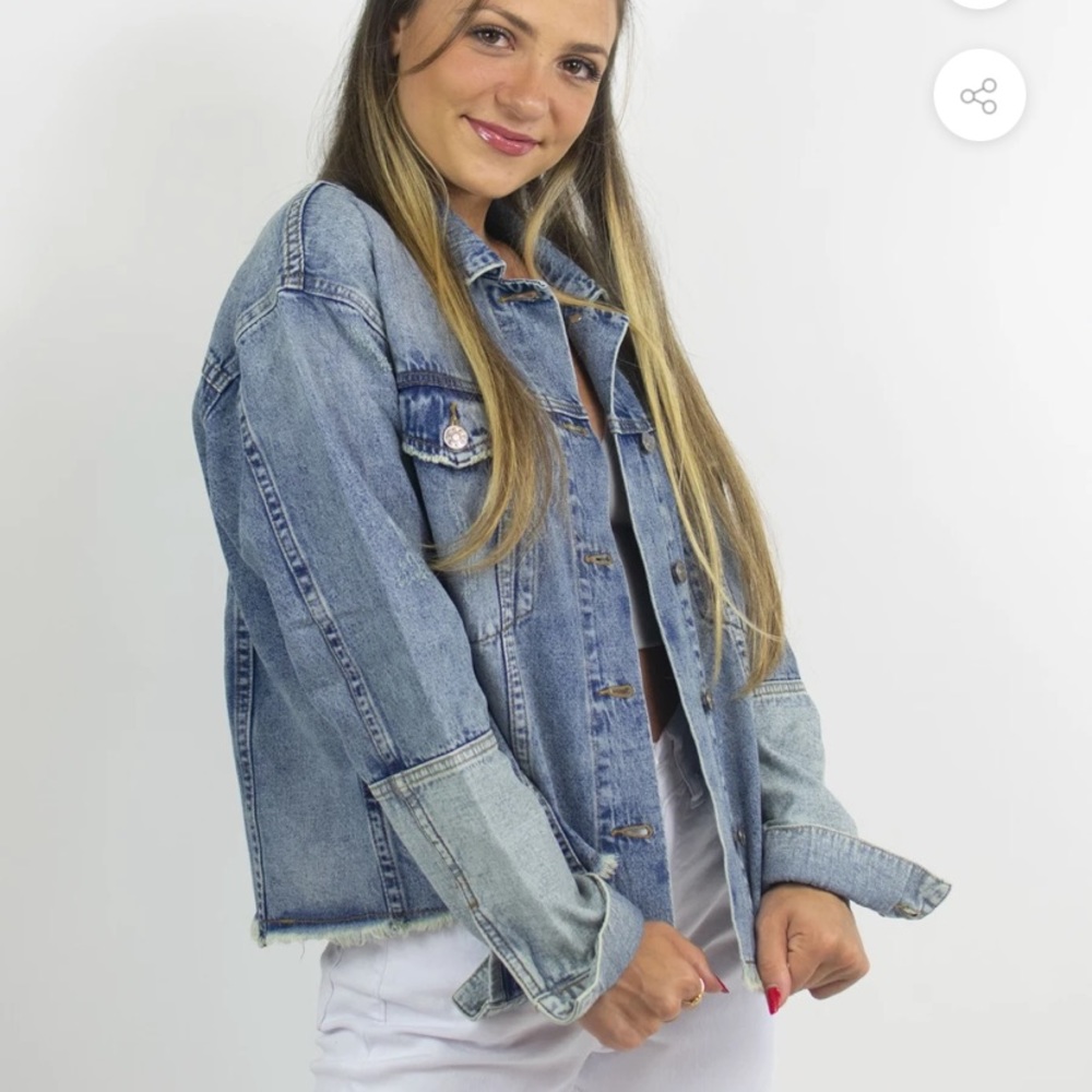 Grey bandit Jean Jacket